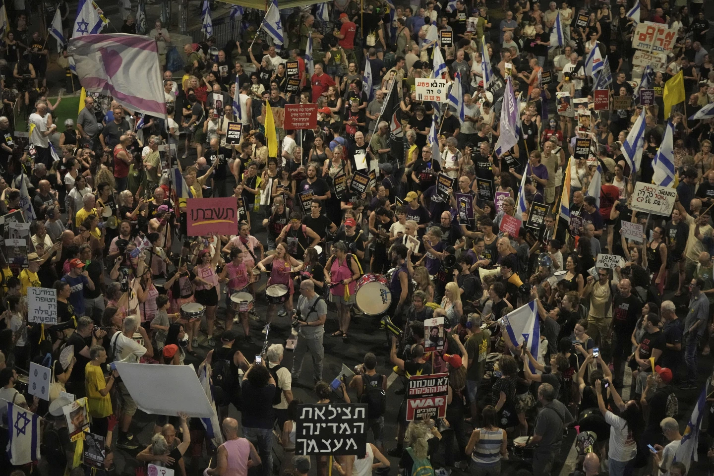 Israelis go on strike demanding ceasefire and hostage releases