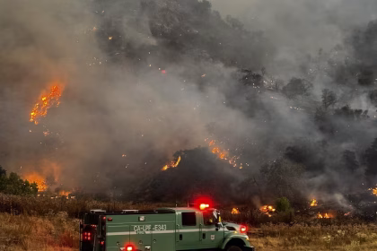 California massive wildfire