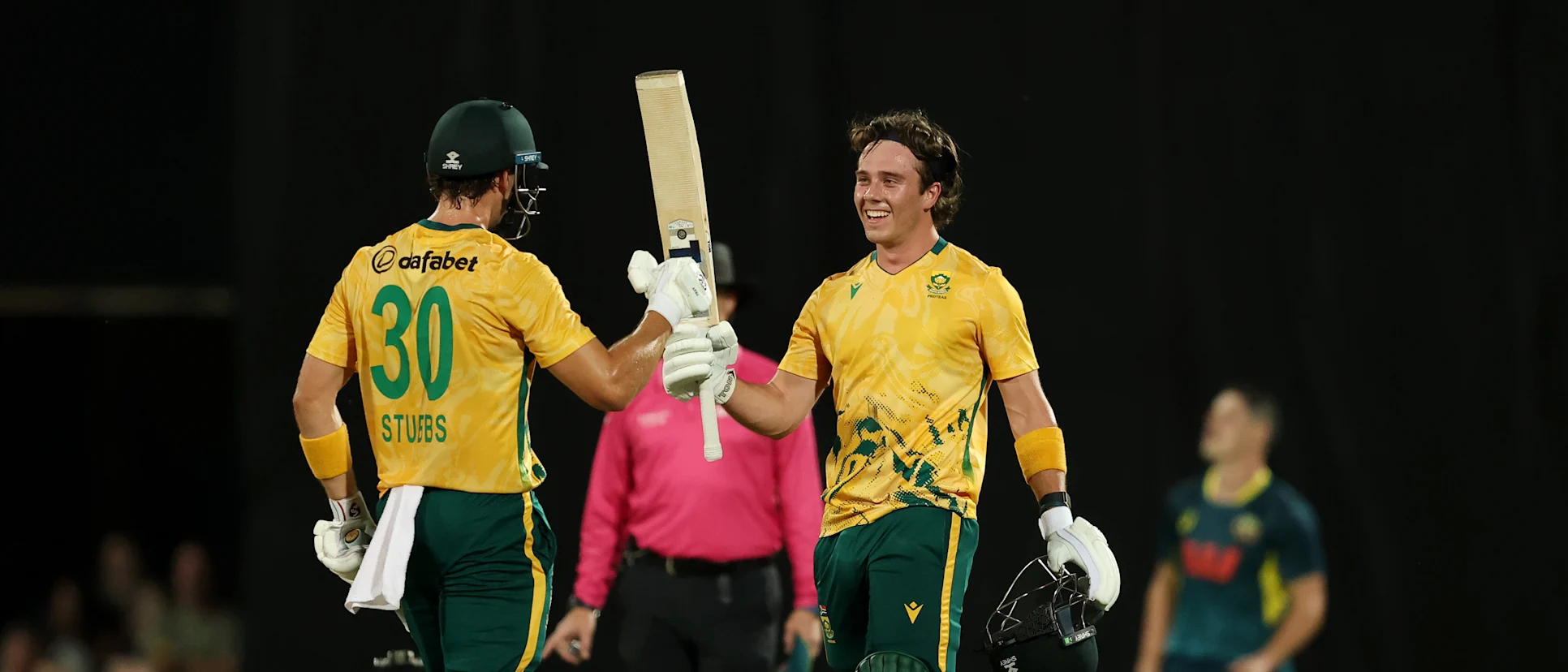 Brevis blasts record century as South Africa level T20I series