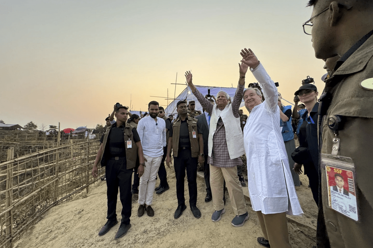 Yunus in camp