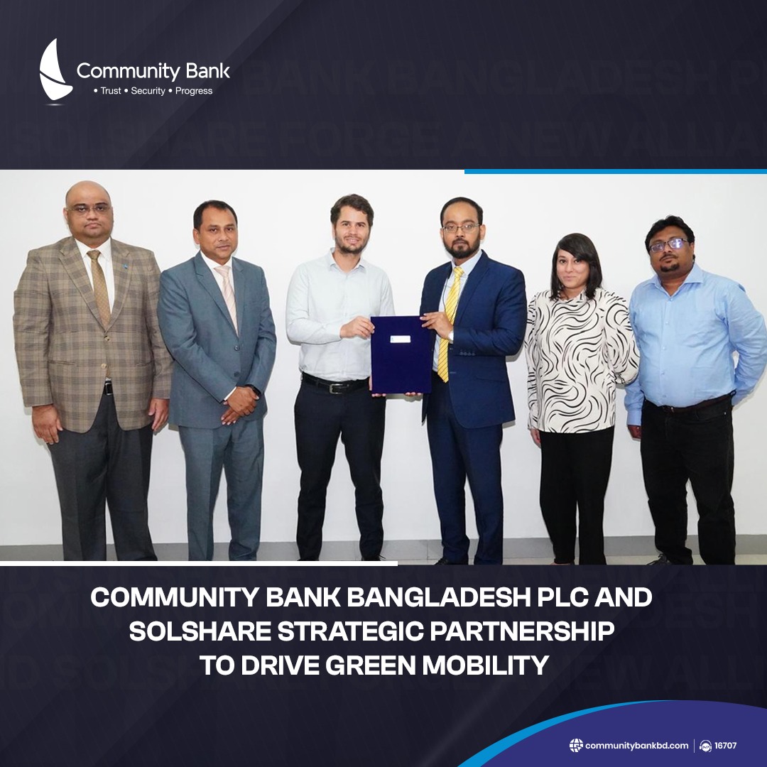 Community Bank Bangladesh and SOLshare partner to promote green mobility