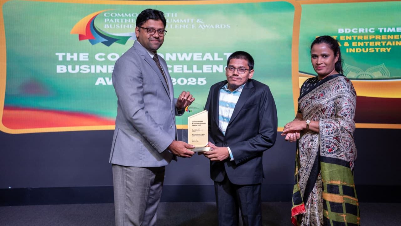 BDCricTime founder wins Commonwealth award