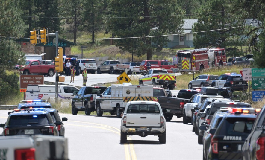 Shooting at suburban Denver high school injures two students, shooter dead