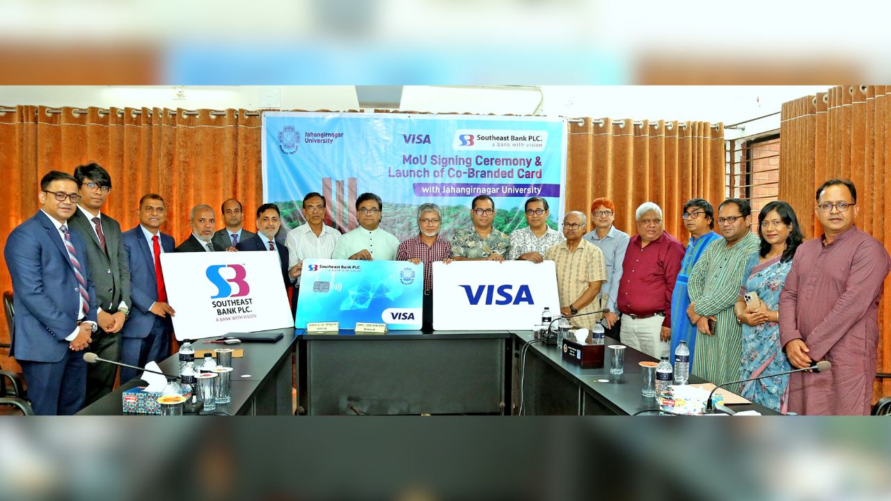 Southeast Bank and Jahangirnagar University launch co-branded cards