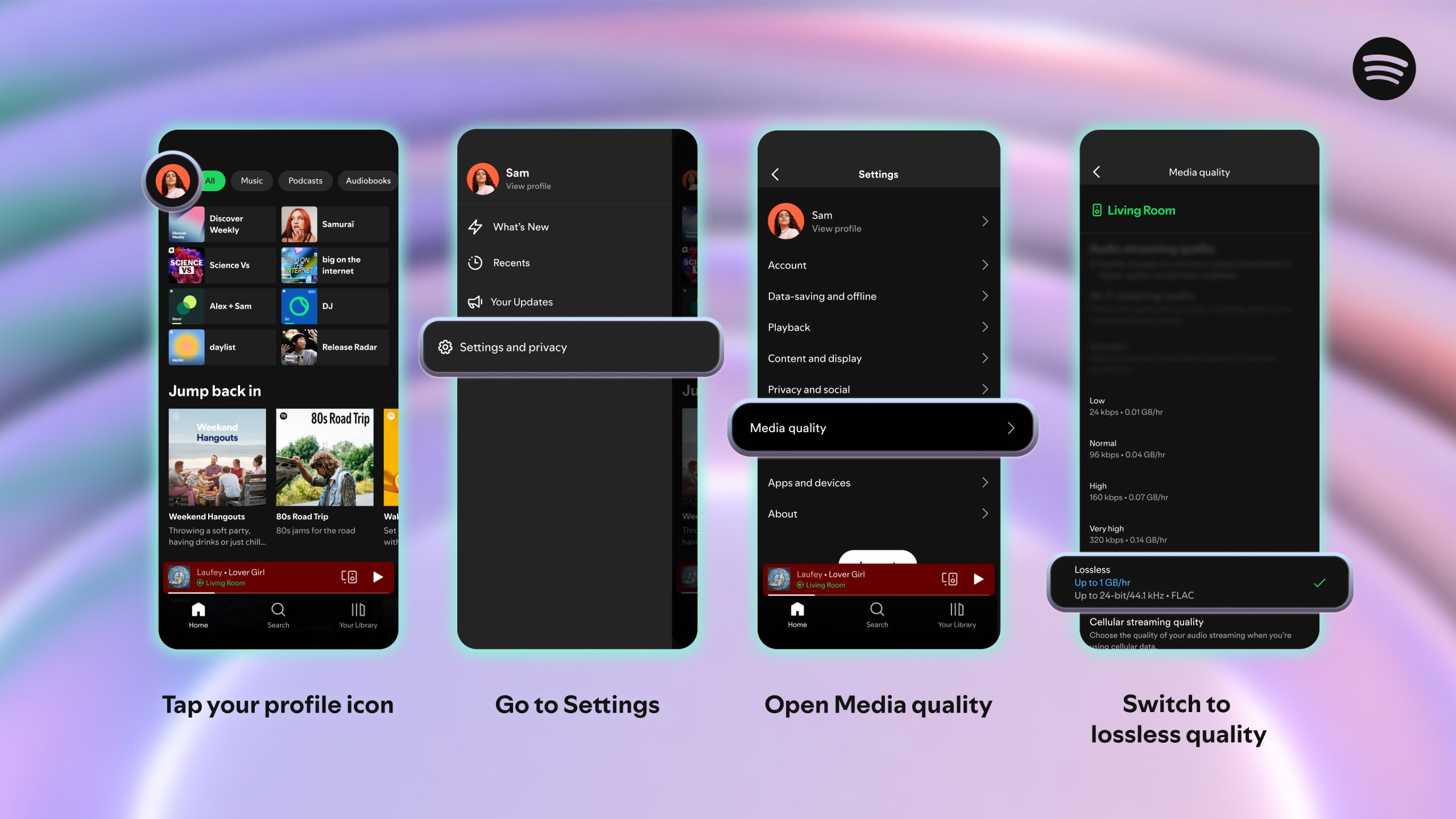 Spotify rolls out lossless audio for Premium users