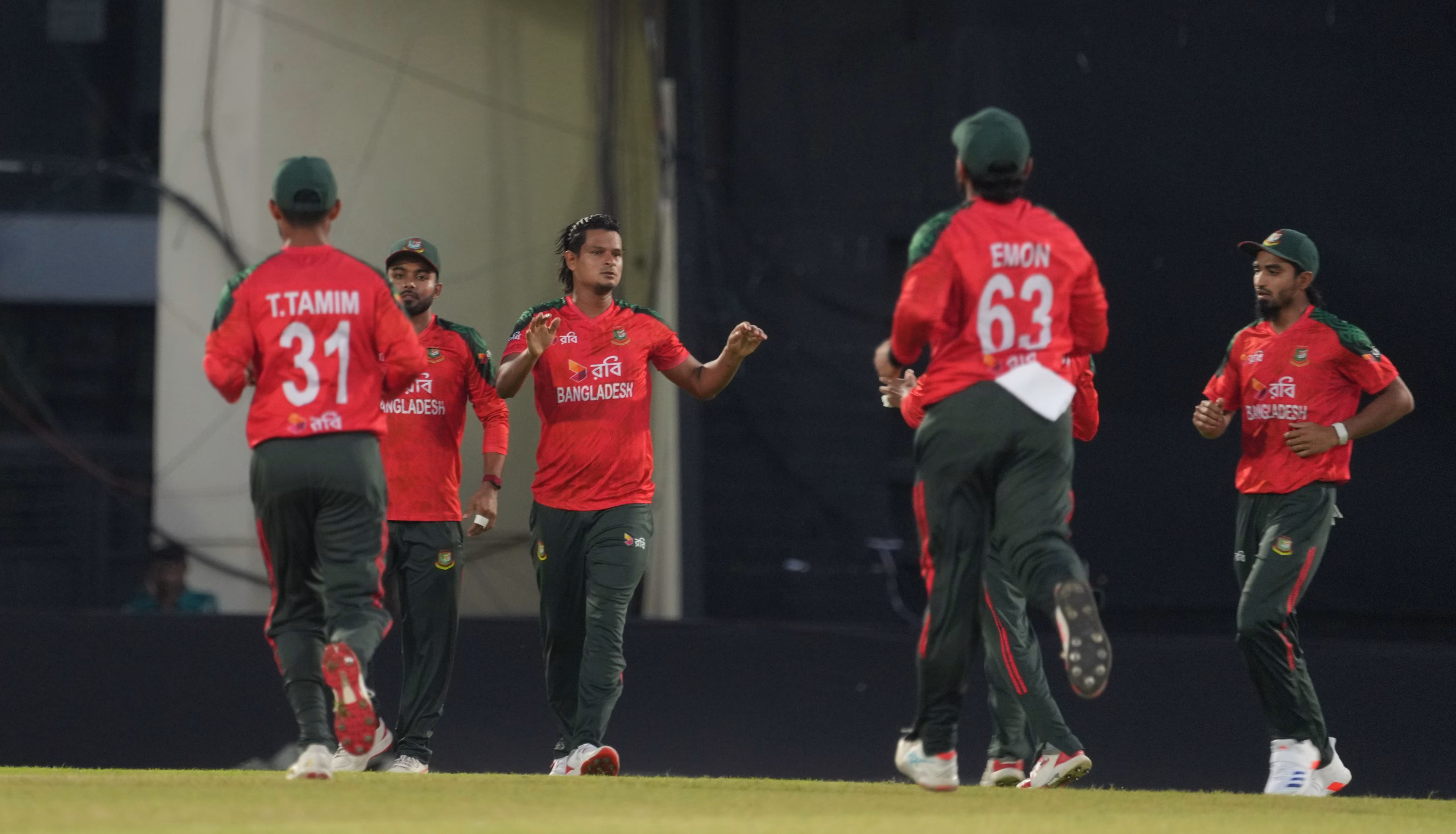 Nasum’s spin magic puts Bangladesh on course to win series