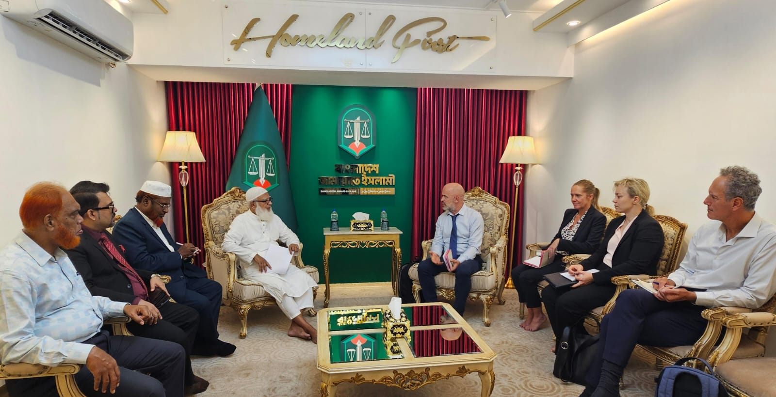 EU delegation, Spanish ambassador meet with Jamaat ameer