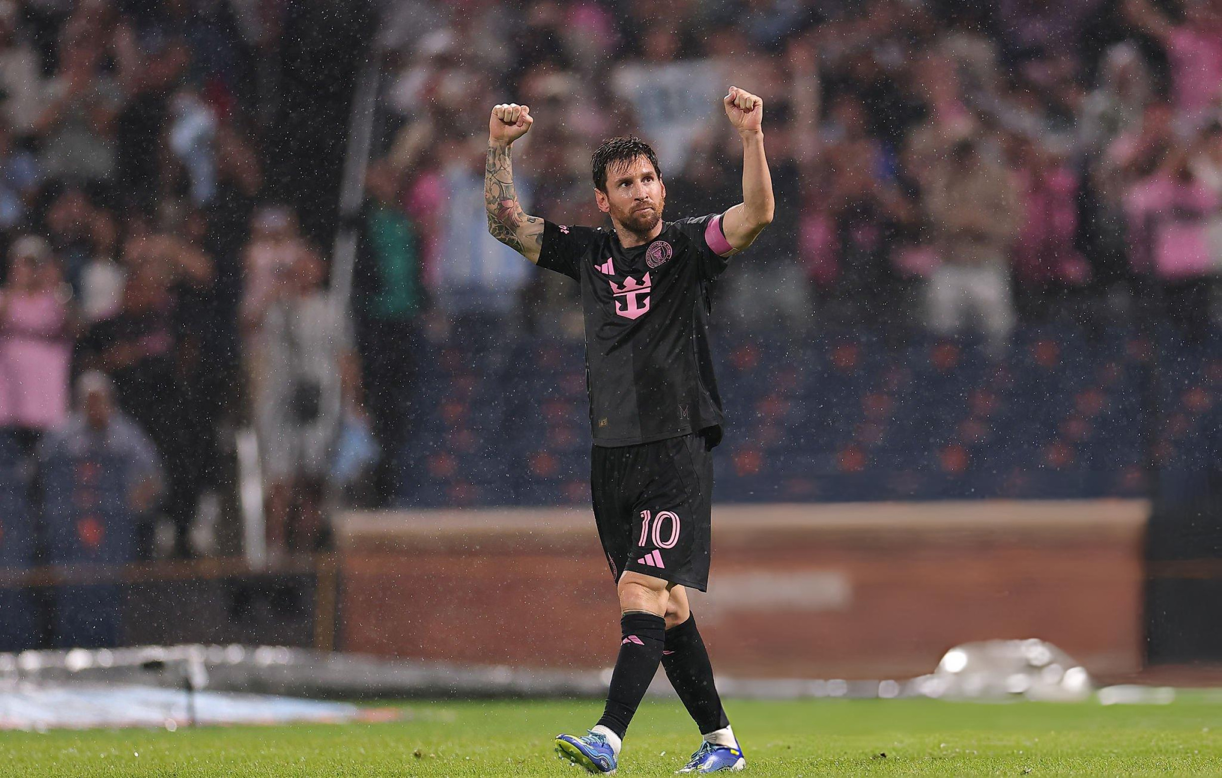 Messi scores twice as Inter Miami cruise into playoffs
