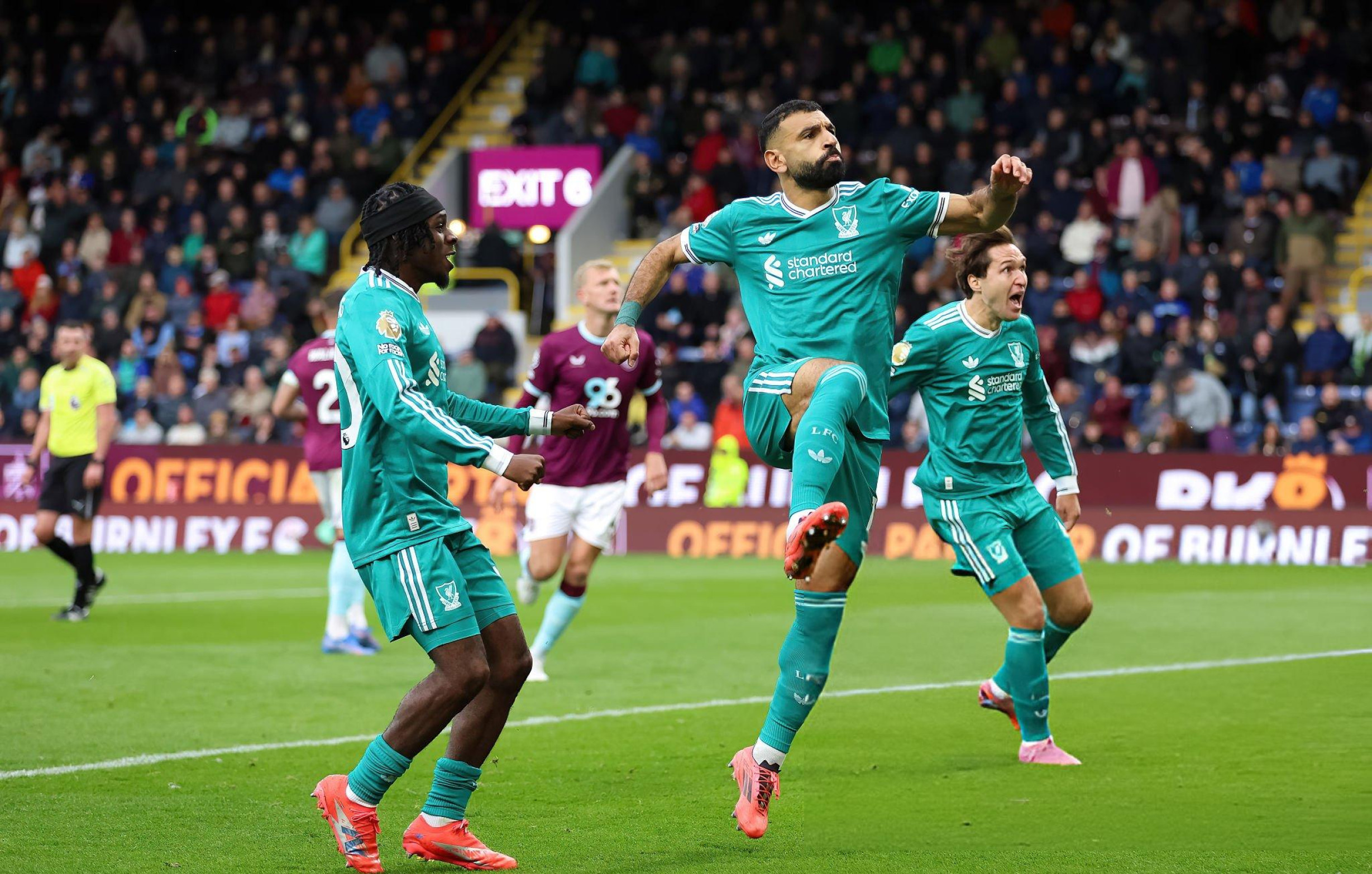 Salah’s late penalty spares Liverpool in narrow Burnley win