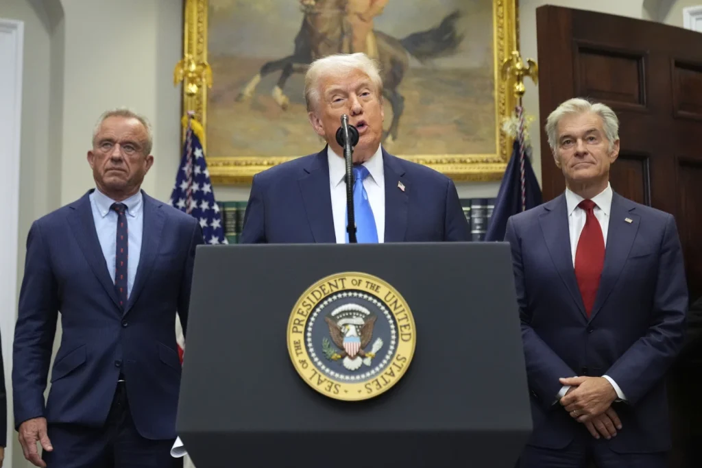 Trump repeats long-debunked claims linking Tylenol, vaccines with autism Trump linking Tylenol and vaccines with autism