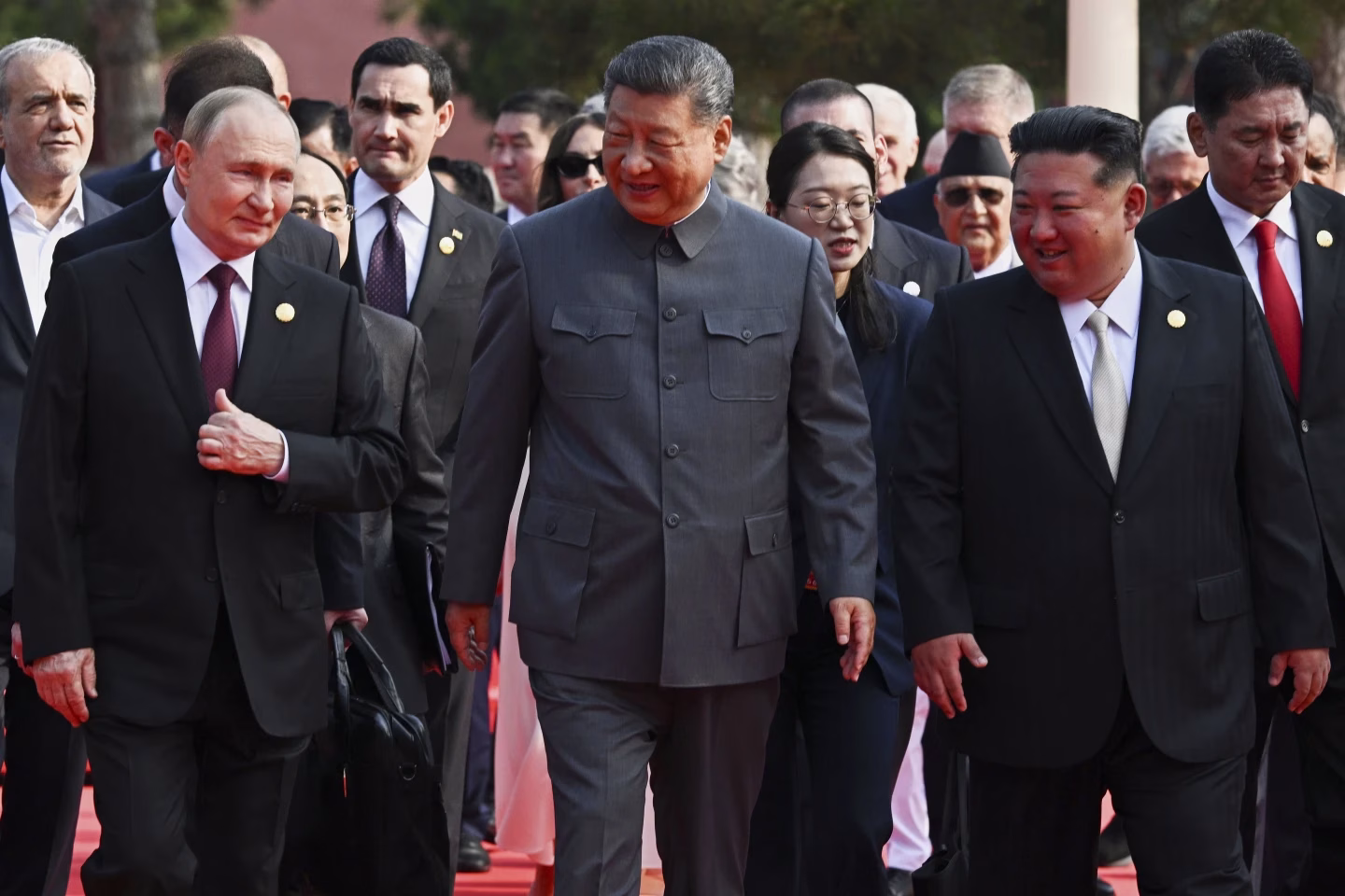 Putin meets North Korea’s Kim in Beijing