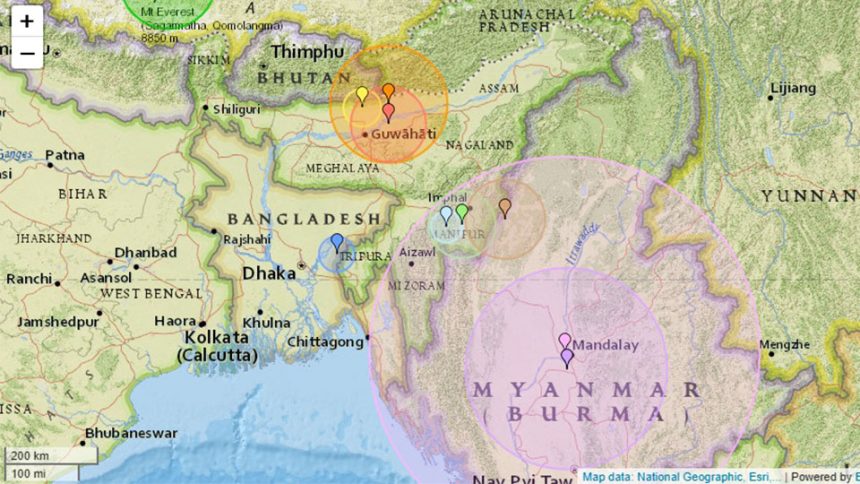 5.9 magnitude earthquake jolts Bangladesh