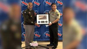 Army chief returns home from Malaysia
