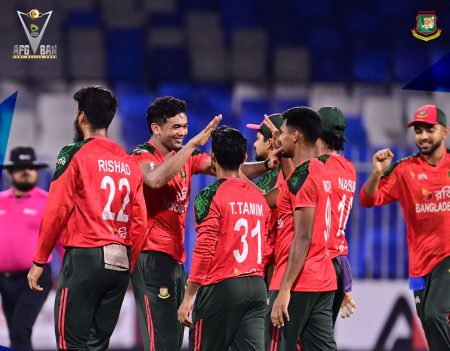 Tigers collapse late but win by 4 wickets against Afghanistan
