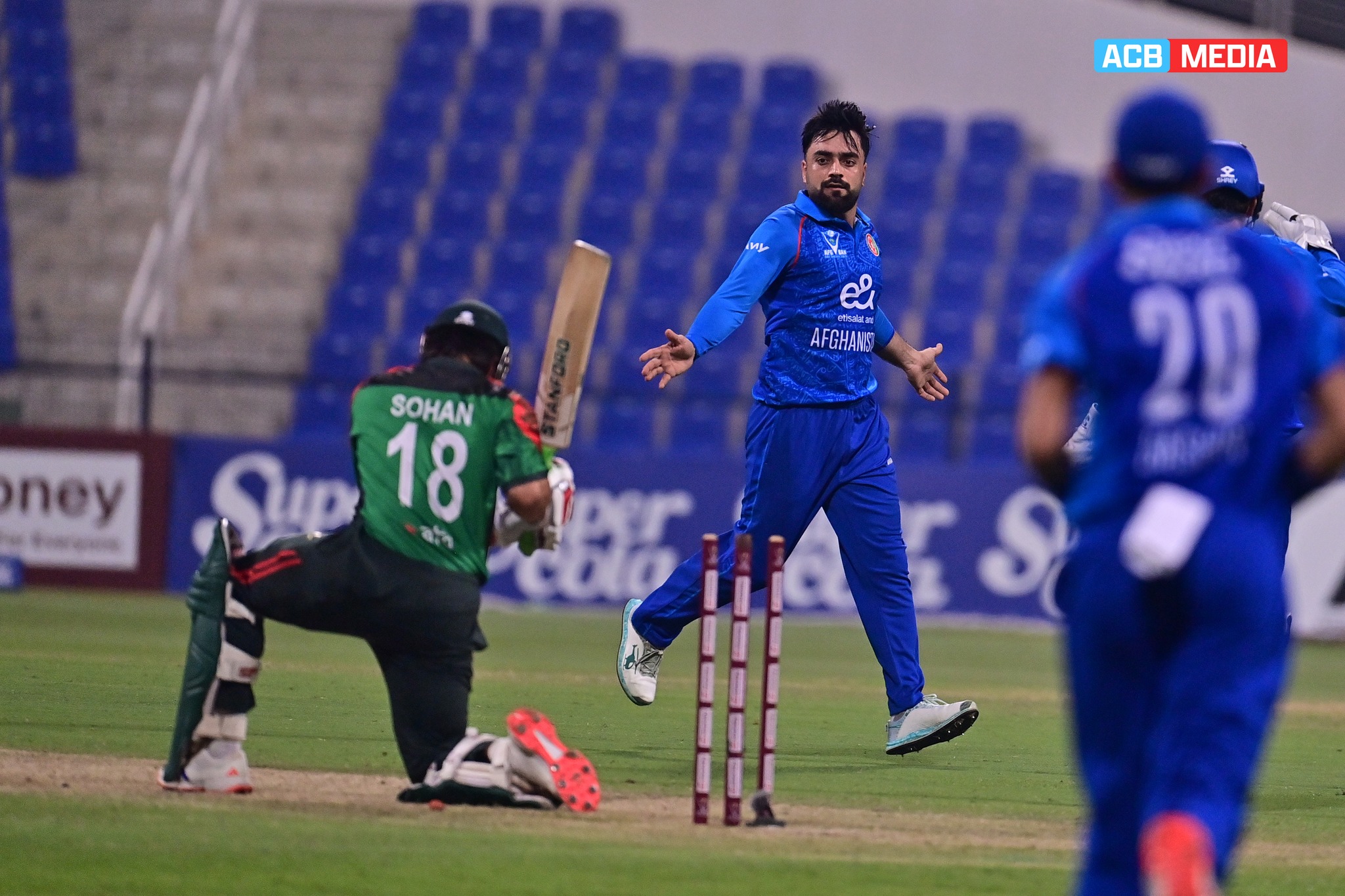Rashid five-for helps Afghanistan seal series after Bangladesh collapse for 109