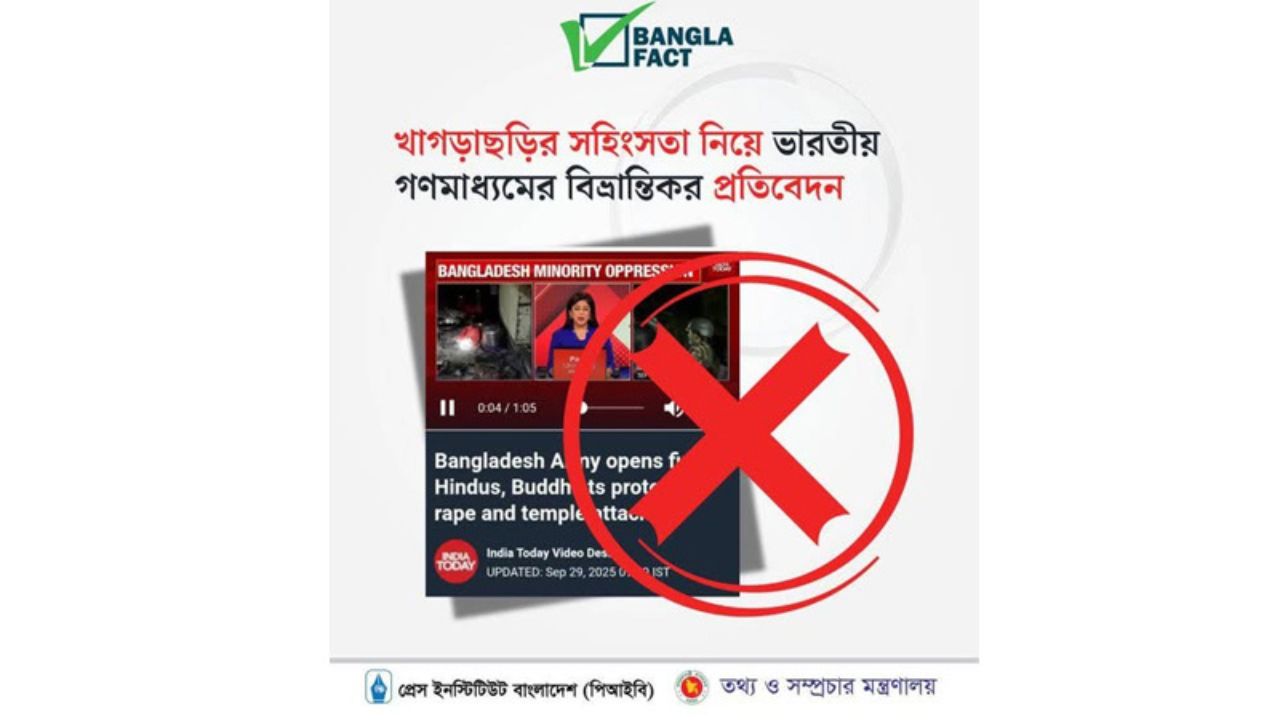‘India Today’ report on Khagrachhari incident baseless: BanglaFact