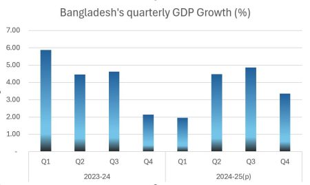 Fourth quarter decline slows GDP growth to 3.69% in FY25: BBS