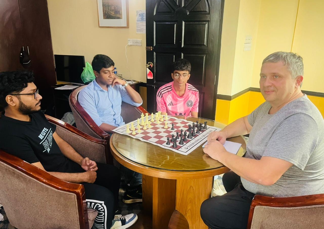 Grandmaster Kiriakov leads two-month Chess training in Dhaka
