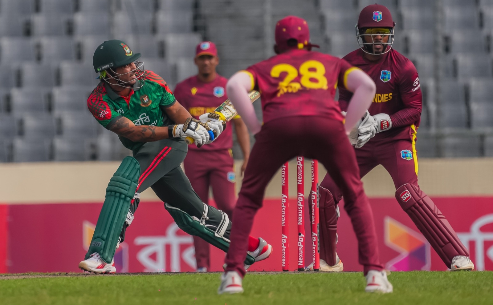 Bangladesh post 296 after Saif and Soumya’s brilliance and Shanto’s contributions
