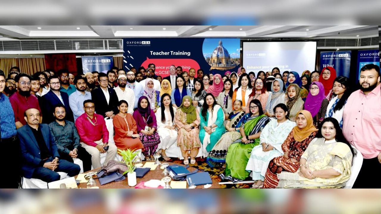 OxfordAQA trains 100 science teachers in Bangladesh