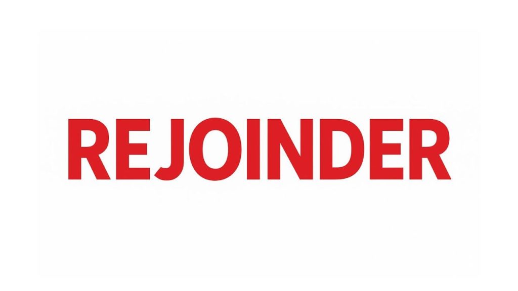 Rejoinder, reporter’s reply Police transfer