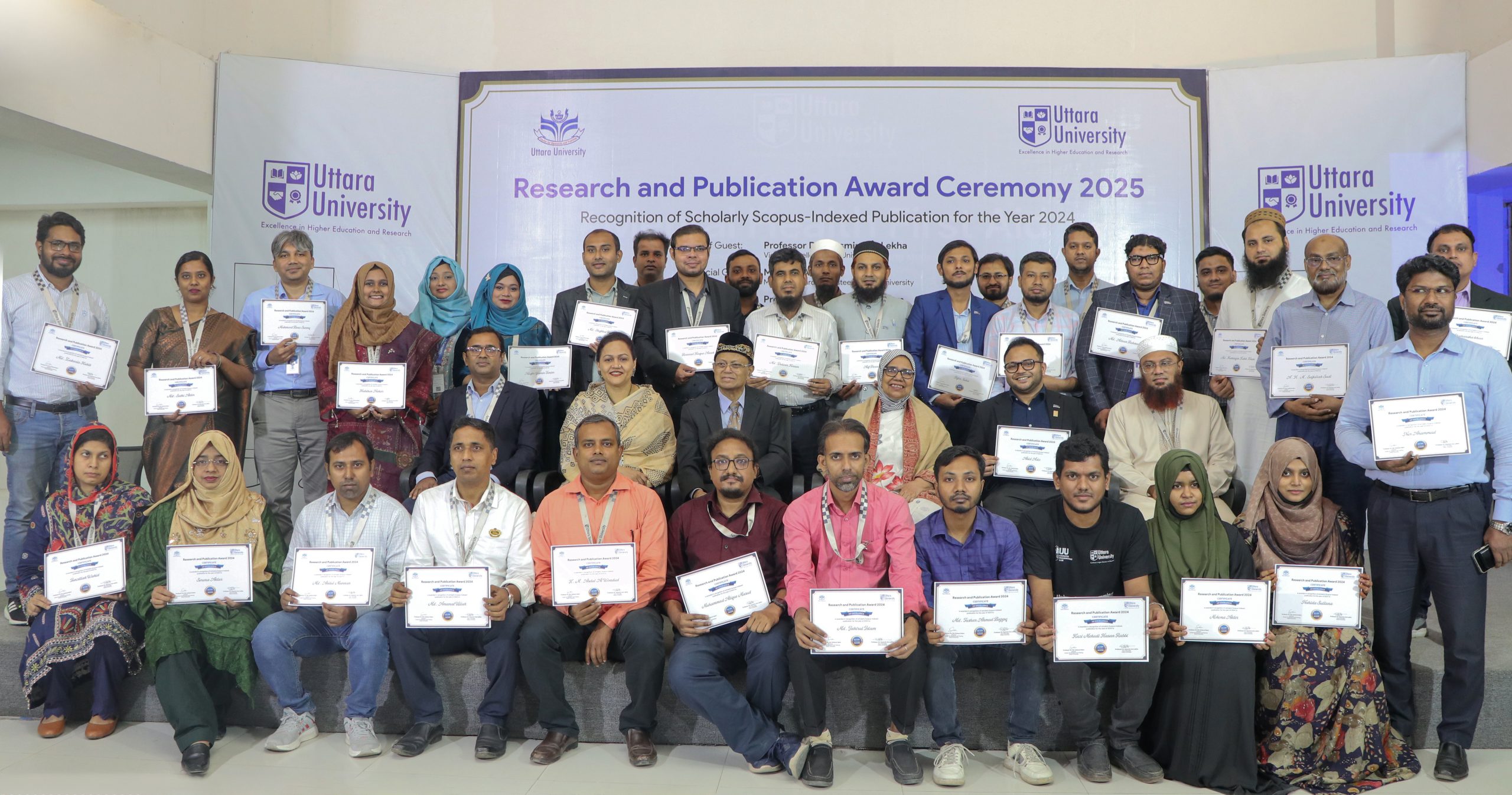 Uttara University celebrates research achievements