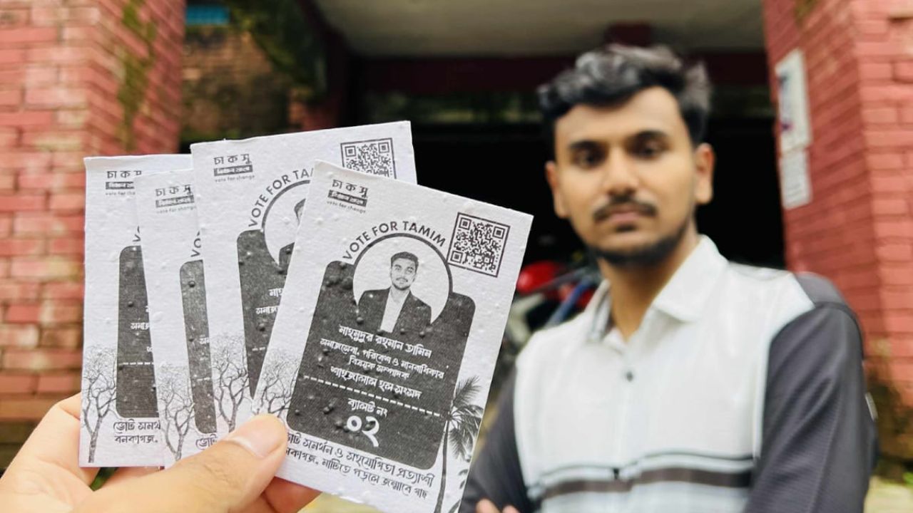 Candidate runs eco-friendly Cucsu campaign with plantable paper