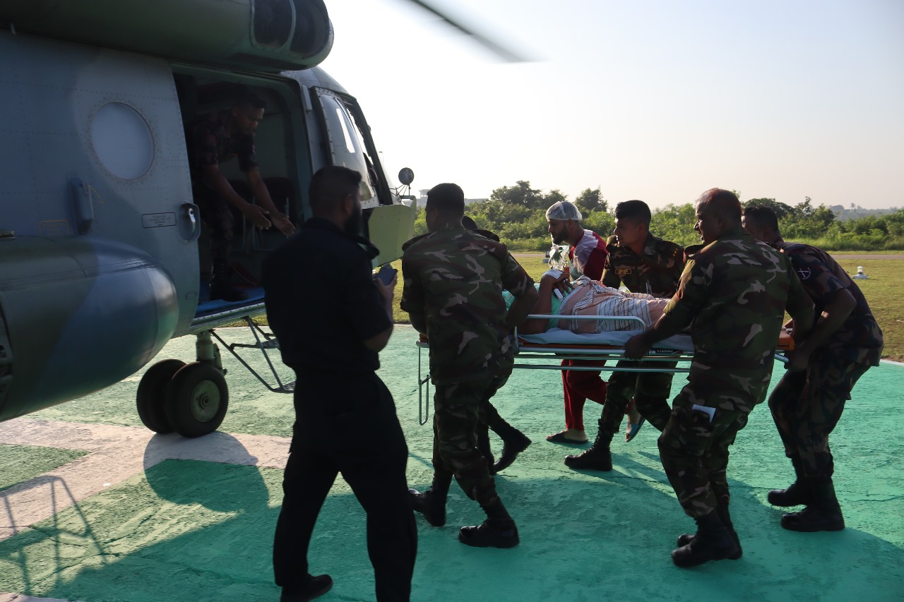 BGB member injured in mine explosion transferred to Dhaka CMH
