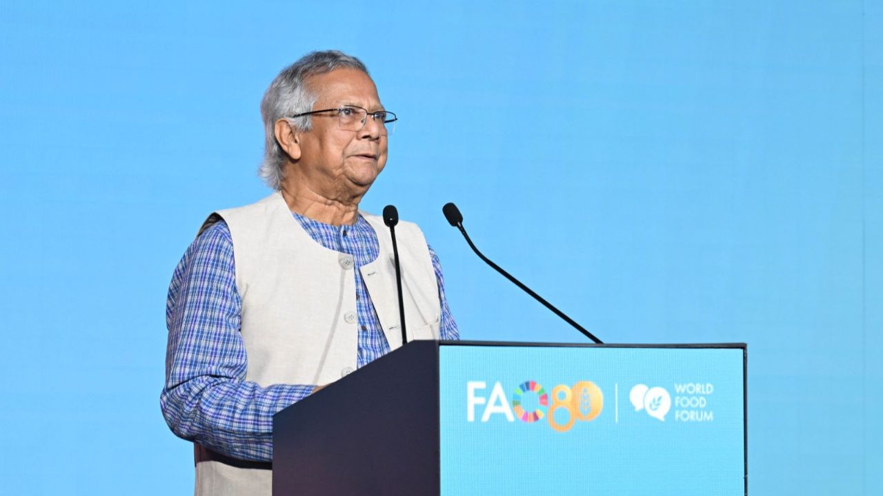 Stop wars, end hunger, ensure food access: Yunus