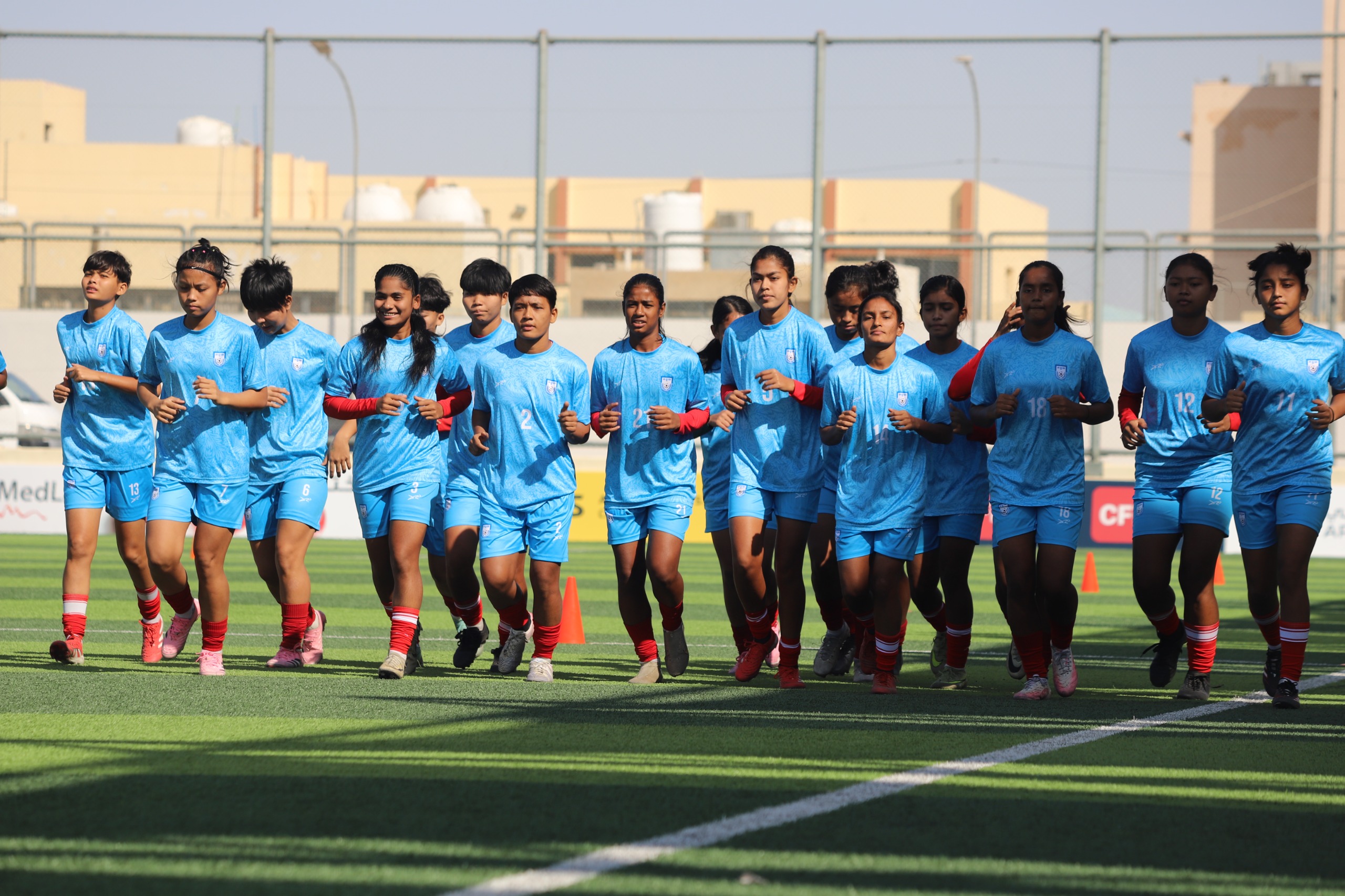 Bangladesh U-17 women train in Aqaba