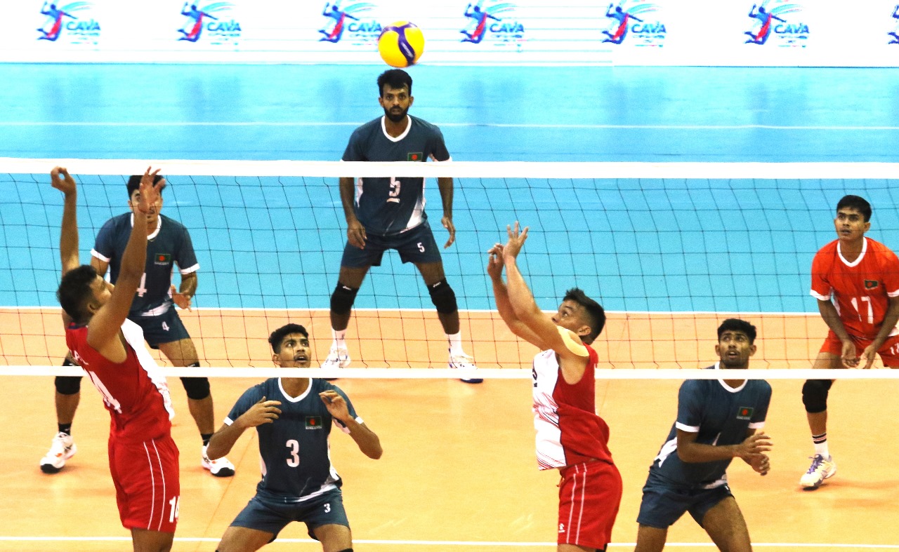 Bangladesh stay unbeaten after hard-fought win against Nepal in CAVA Cup
