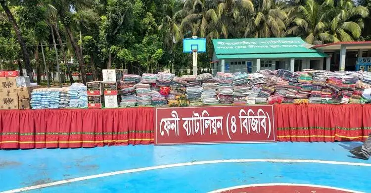 Indian goods seized along Feni border