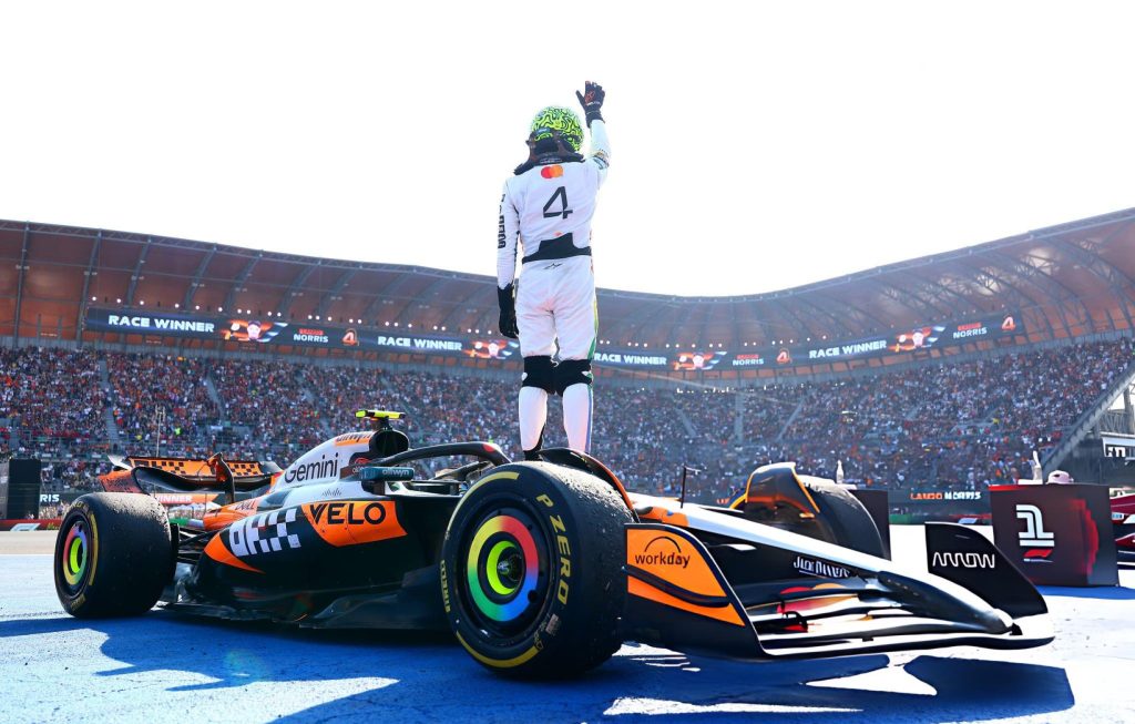 Lando leaps to the summit of the Driver’s Championship