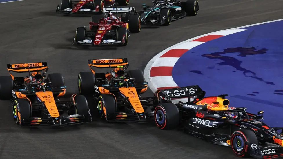Norris accepts blame for Piastri collision