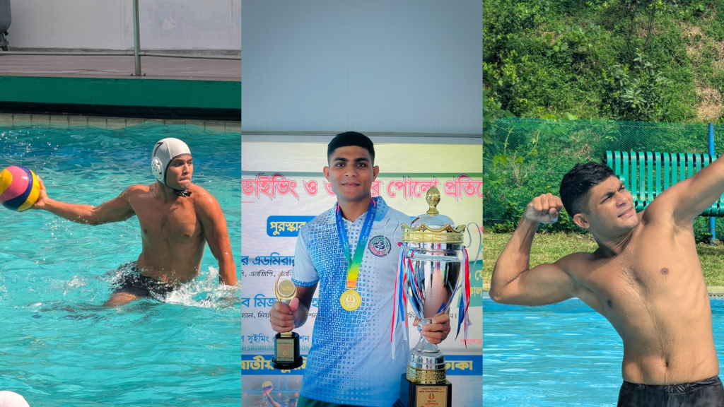 Rashibul Hasan: The army man making waves in water polo