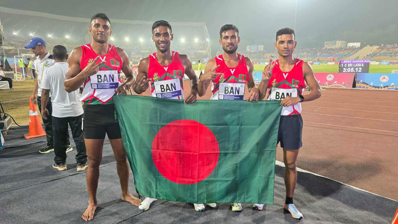 Bangladesh secure two more bronzes at SAFF Athletics Championship