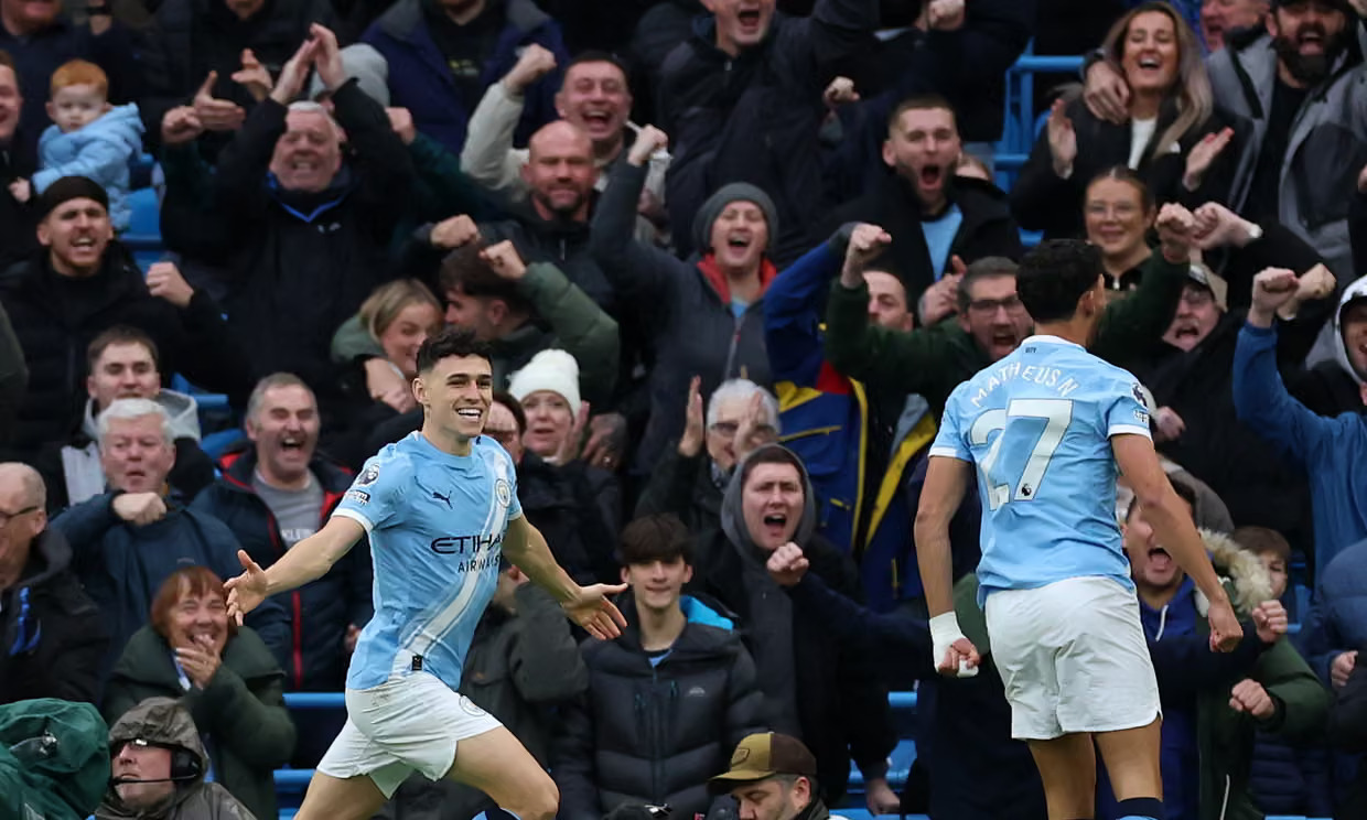 Foden rescues City with last-gasp win over Leeds