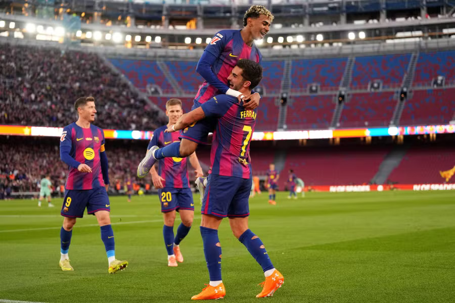 Barcelona mark Camp Nou return with commanding win over Bilbao