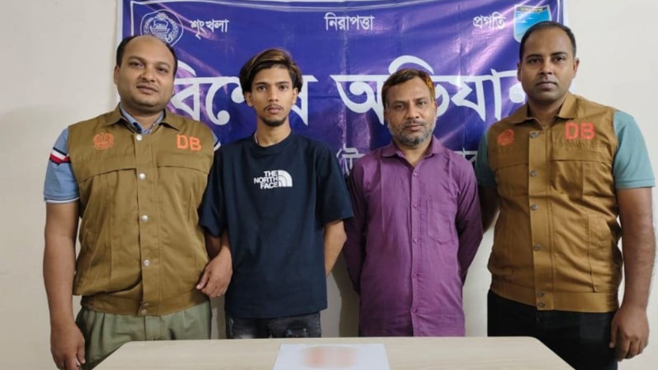 Father, son held with yaba in Ashulia