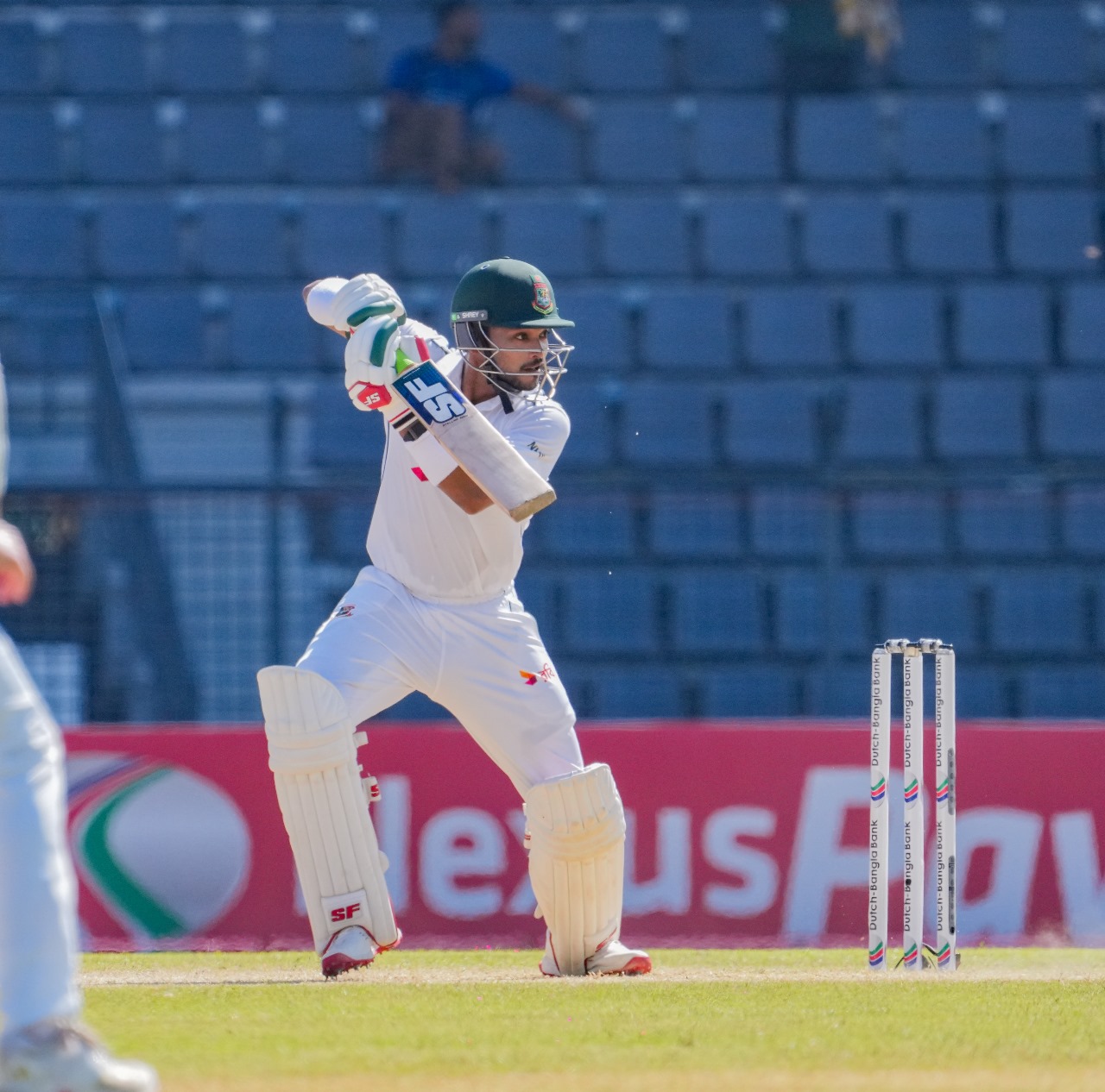 Joy and Mominul depart early, captain Shanto takes Bangladesh to 447/4