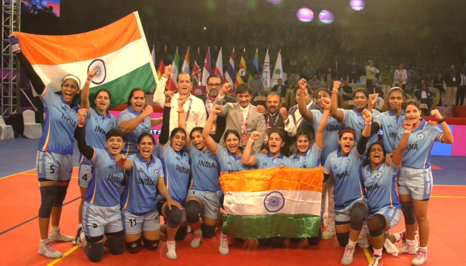 India beat Chinese Taipei 35–28 to win back-to-back Kabaddi World Cups