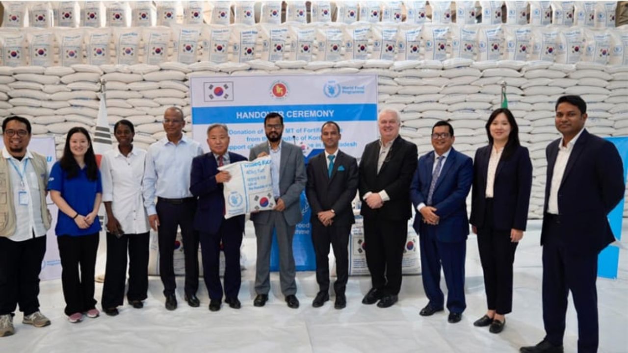 S Korea provides 20,000 tonnes of rice for Rohingya refugees