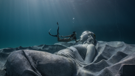 Ocean Gaia/Japan’s first underwater sculpture Japan under sea sculpture
