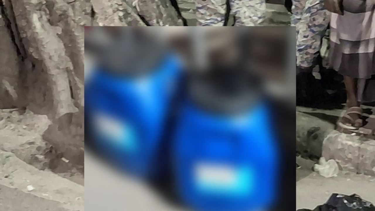 Dismembered body found in drums near National Eidgah gate 