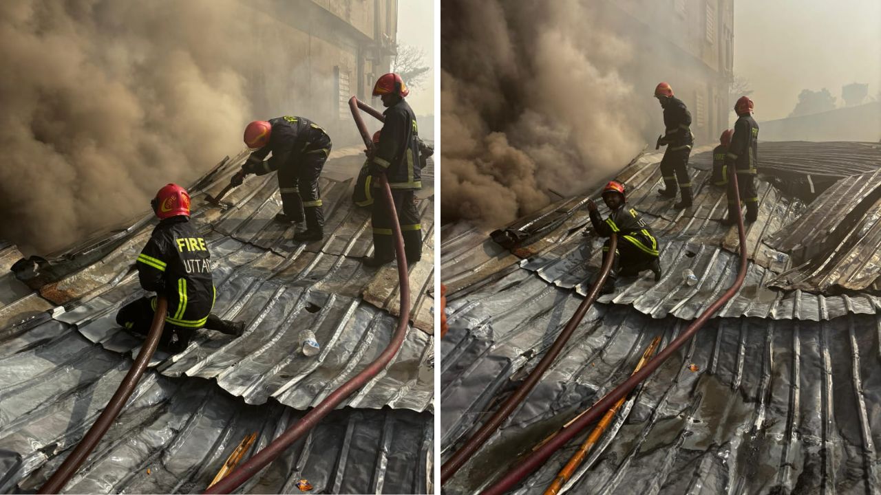 Fire at Gazipur cotton warehouse under control