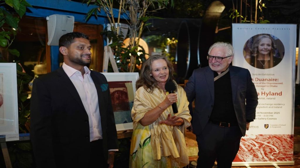Maiden Irish solo exhibition in Bangladesh: Oona Hyland’s ‘An Duanaire’ opens An Duanaire