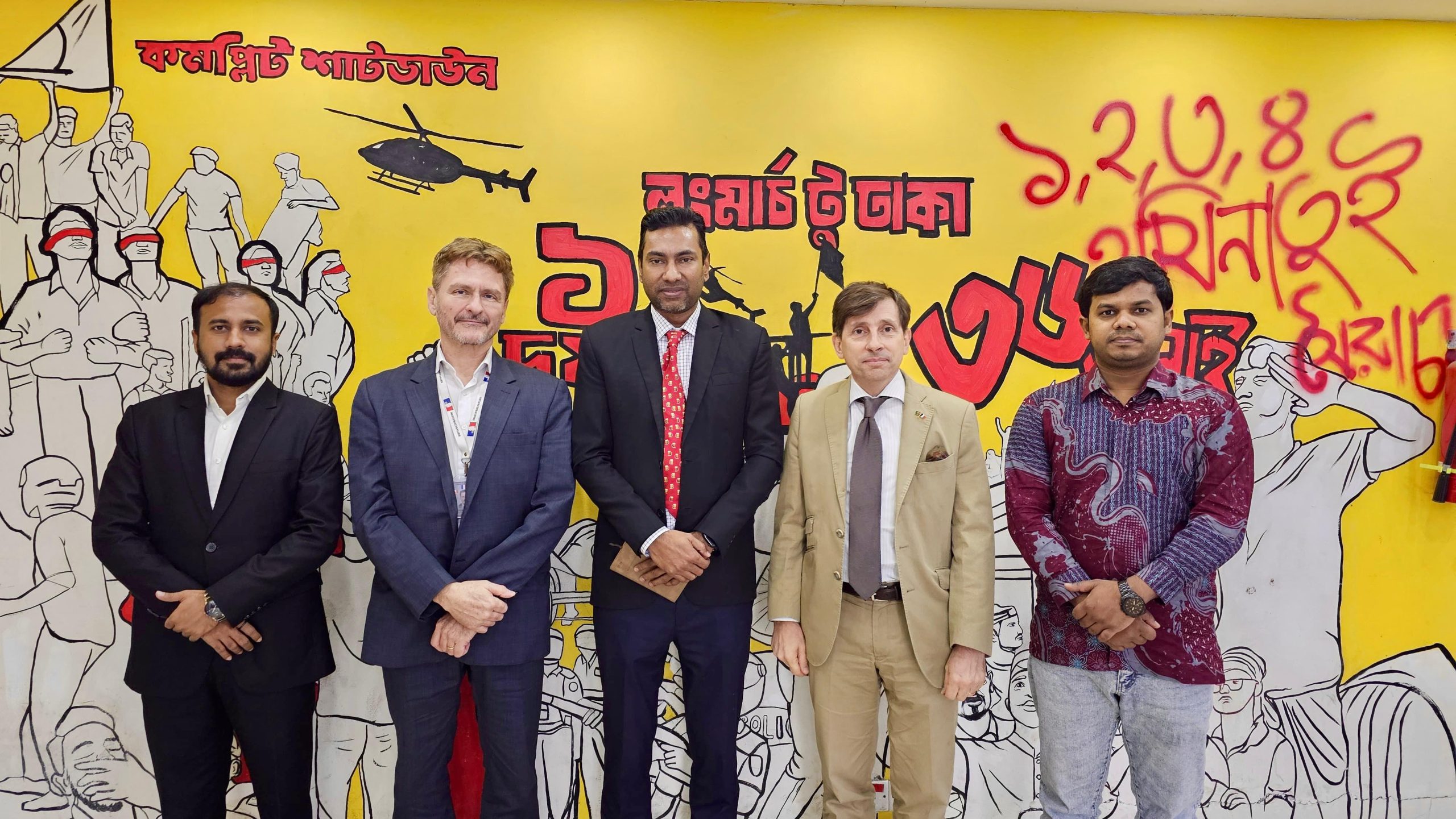 French ambassador visits NCP HQ