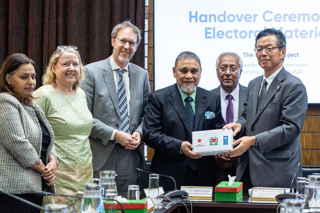 Japan, UNDP donate vital election supplies to EC 