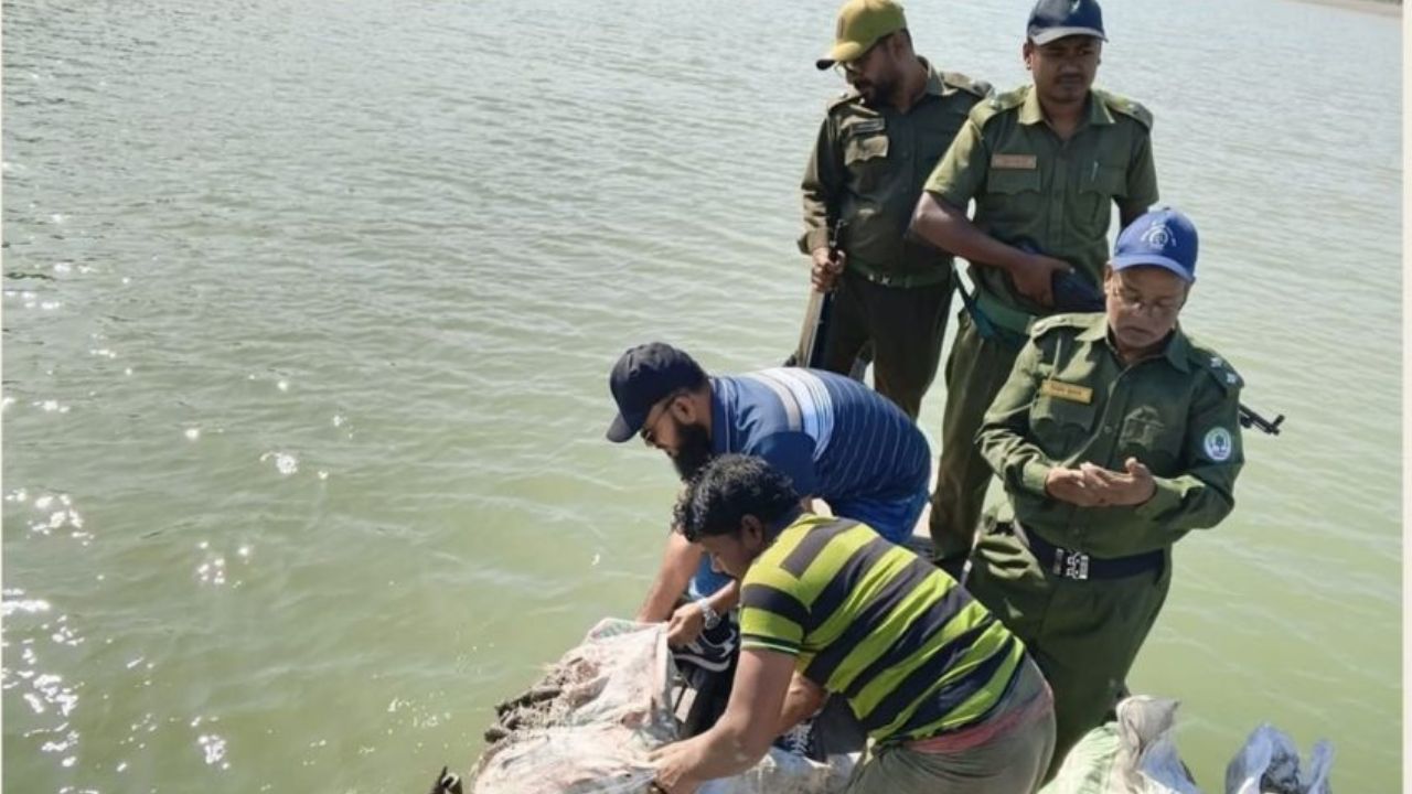 860kg of snails seized in Satkhira, released into Chuna River