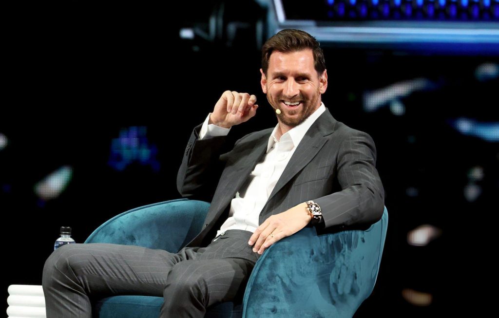 Lionel Messi named billionaire after Cristiano Ronaldo Lionel Messi at America Business Summit